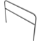 Protective bar made of steel tubing |  60 x 2.5 mm | with crossbar | total width: 2000 mm | total height: 1400 mm | hot-dip galvanized